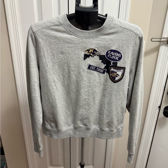 NFL Sweaters - NFL Gray Crew Neck Sweater
